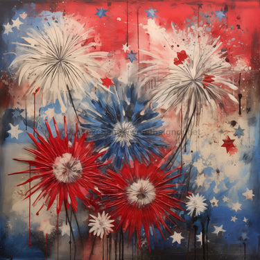 Patriotic Sign, USA Sign, DCO-13607, Sign For Wreath, 10x10